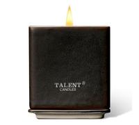 TALENT CANDLES Candele profumate Ceramica Tazza quadrata Tempo di masterizzazione lungo Candele naturali di cera di soia Regali perfetti per donne e uomini di compleanno(Oud in Pelle Scura)