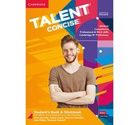Talent concise. Student's book-Workbook. Per il biennio degli Ist. tecnici e professionali. Con e-book. Con espansione online. Con webapp