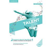 Talent Level 1 Student's Book/Workbook Combo with eBook [Lingua inglese]: Vol. 1