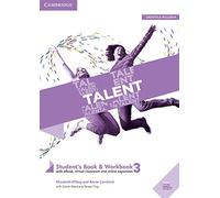 Talent Level 3 Student's Book/Workbook Combo with eBook [Lingua inglese]: Vol. 3