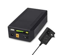 TalentCell Batteria ricaricabile 72 W 100 WH 12 V/8300 mAh 9 V/11000 mAh 5 V/20000 mAh uscita DC agli ioni di litio per strisce LED, luce a nastro, telecamera CCTV e altro, nero