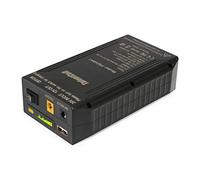 TalentCell Powerbank, batteria esterna 24/12/5 V, batteria agli ioni di litio, ricaricabile, 82.88 Wh 22400 mAh, con caricatore, per strisce luminose LED, telecamere CCTV, ecc. Nero