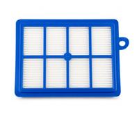 TALENTEC home | 1x Filtro HEPA di ricambio compatibile con Philips, Electrolux e altre marche. Filtro per aspirapolvere per polvere, sporco e particelle : H12 : Colore blu e bianco