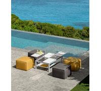 Talenti Pouf OCEAN con imbottitura in quick dry foam
