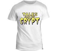 Tales from The Crypt Inspired Vampire Zombies Horror Movie T Shirt Mens Summer Fashion Tee Shirt Tops Clothing T-Shirt White XXL