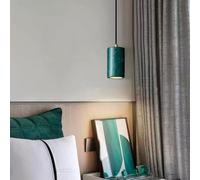 TaleTre Lampada a sospensione in vetro di marmo verde - Lampadario moderno in rame for cucina, sala da pranzo, camera da letto e altro ancora(Green)