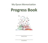 Talha Ali My Quran Memorization Progress Book (Tascabile) Class Register