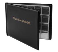 talifoca Album della Collezione di Monete, 240 Tasche Raccoglitore per Collezionisti, Raccolta Album Libro, Porta Monete - Nero
