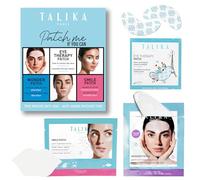 Talika Patch Me If You Can Set - Kit idratante per la cura della pelle con maschere per occhi, fronte e labbra, biocellulosa con acido ialuronico e cerotti per la terapia oculare idratante