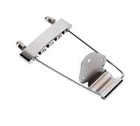 Talipiece per Chitarra a 4 Corde, Cordiera per Trapezio per Chitarra Metallo Ad Alta Durezza Argento per la Sostituzione