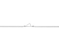 TALISMAN JEWELLERY Bracciale in argento 925 con doppia catena - Isola della Corsica, Corsica (8 mm x 21 mm di pezzo/15 cm di catena + 4 cm di estensione)