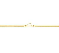 TALISMAN JEWELLERY Bracciale placcato oro 3 micron 18k con doppia catena - Isola della Corsica, Corsica (8 mm x 21 mm di pezzo/15 cm di catena + 4 cm di estensione)