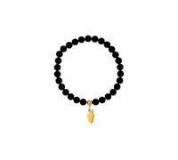 TALISMAN JEWELLERY Bracciale placcato oro 3 micron 18k con Peidras Naturali - Isola della Corsica (8 mm x 17 mm di pezzo), Oro giallo Pietra