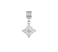 TALISMAN JEWELLERY Charm in argento Sterling 925 - Nodo di strega 11,20 mm (non include il braccialetto)