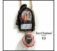 talismano amuleto magia stregoneria ciondolo danza macabra santa muerte teschio