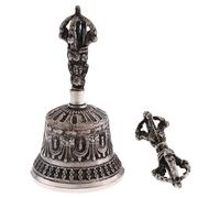 Talismano del buddismo tibetano, cinque azioni di campana di rame bianco del