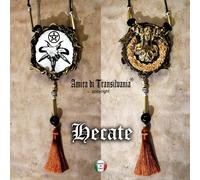 talismano gioiello da donna ciondolo pendente collana hecate luna nera pendaglio
