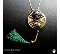 Talismano Lupo Manaro Pendaglio Gotico Collana Simbolo Forza Amuleto Protezione