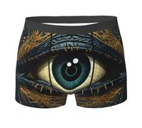 Talismano Magico degli Occhi Malvagi in Oro Uomo Boxer Shorts Comfort Boxer Aderenti Elastico Mutande XL