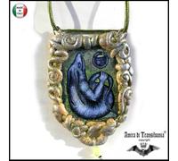 Talismano Magico Gioiello Esoterico Amuleto Botis Blu Lemegeton Goetia Pendaglio