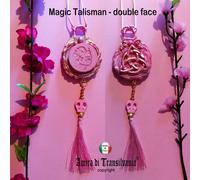 talismano magico gioiello pendente ciondolo collana simbolo wicca pagano teschio