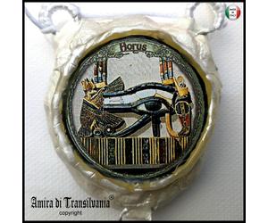 talismano occhio di horus egizio amuleto antico egitto collana potente rituale