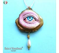 Talismano Occhio Magico Pendaglio Collana Gioiello Ciondolo Amuleto Malocchio