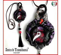 Talismano protettivo amuleto streampunk Doctor Plague dottor medico della peste