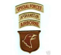 Talizombie Whacker Jsoc Infedele 101TH Abn Afghanistan Theater Toppa Set