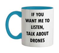 Talk About Drones - Tazza IN Ceramica - Drone Fly Volante Equipment Pilota Love