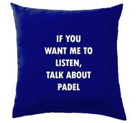Talk About Padel - Cuscino - Tennis Pagaia Paddel Racchetta