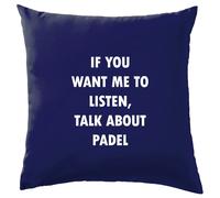 Talk About Padel - Cuscino - Tennis Pagaia Paddel Racchetta