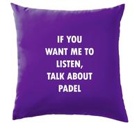 Talk About Padel - Cuscino - Tennis Pagaia Paddel Racchetta