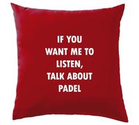 Talk About Padel - Cuscino - Tennis Pagaia Paddel Racchetta