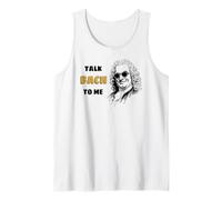 Talk Bach To Me Divertente Gioco di Parole di Musica Classica Canotta