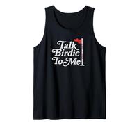 Talk Birdie To Me Funny Golfer Dad Fathers Day Golf Graphic Canotta