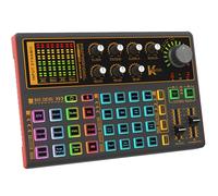 Talk box wireless USB, macchina per effetti sonori con display a LED, scheda audio con tasti retroilluminati multicolori e manopole regolabili, perfetta per lo streaming live su PC e cellulare