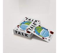 Talk, carte da gioco a tema Covid, in lino di qualità premium, mazzo di 54 carte, 13 disegni di carte