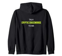 Talk Cryptic Cryptic Crossword To Me - Puzzle Divertente Felpa con Cappuccio