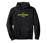 Talk Cryptic Cryptic Crossword To Me - Puzzle Divertente Felpa con Cappuccio