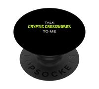 Talk Cryptic Cryptic Crossword To Me - Puzzle divertente PopSockets PopGrip Adesivo
