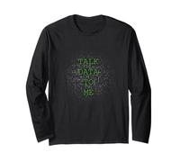 Talk Data to Me Data Scientist Statistica Analisi Umorismo Maglia a Manica