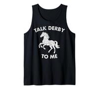 Talk Derby To Me Divertente Equitazione Equitazione #25D1A Canotta