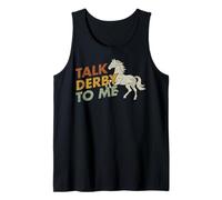 Talk Derby To Me Divertente Equitazione Equitazione #25D1B Canotta