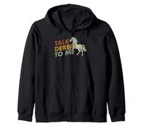 Talk Derby To Me Divertente Equitazione Equitazione #25D1B Felpa con Cappuccio