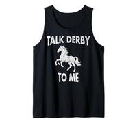 Talk Derby To Me Divertente Equitazione Equitazione #25D1C Canotta