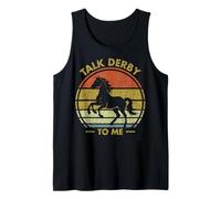 Talk Derby To Me Divertente Equitazione Equitazione #25D1D Canotta