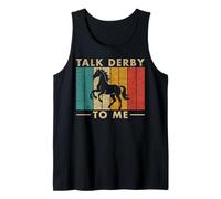 Talk Derby To Me Divertente Equitazione Equitazione #25D1E Canotta