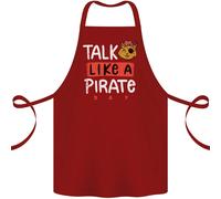 Talk Like A Pirata Giorno Cotone Grembiule 100% Biologico