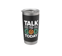 Talk To God Today Bicchiere termico in acciaio inox doppia parete